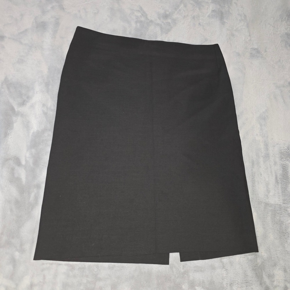 Etro Black Wool Blend Pencil Skirt Made in Italy Size 46 Professional